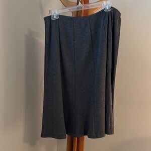 J. Jill Charcoal A-Line Skirt